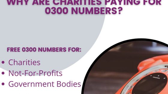 Why Are charities paying for 0300 numbers?