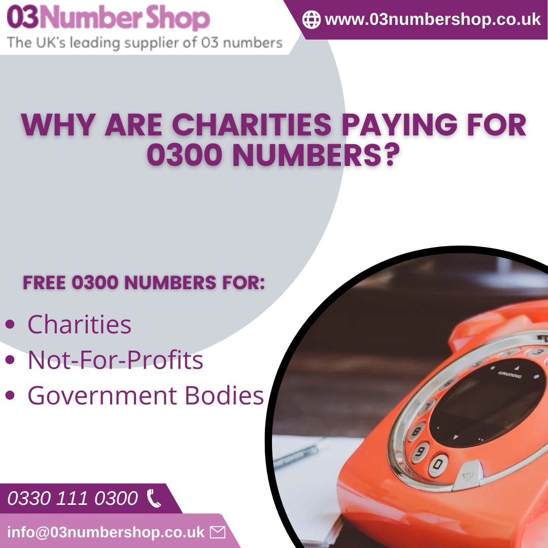 Why Are charities paying for 0300 numbers?